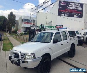 2005 Ford Courier PH XL (4x4) White Manual 5sp M Crewcab