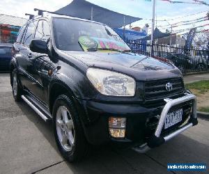 2002 Toyota RAV4 ACA21R Cruiser (4x4) Black Automatic 4sp A Wagon