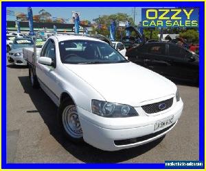 2003 Ford Falcon BA XL White Automatic 4sp A Cab Chassis