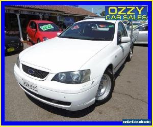 2003 Ford Falcon BA XL White Automatic 4sp A Cab Chassis