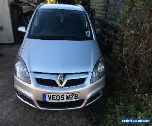 2005 VAUXHALL ZAFIRA SRI CDTI 150 SILVER