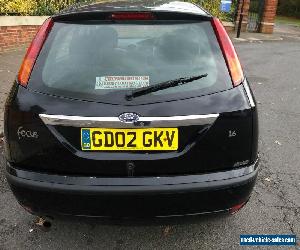 2002 FORD FOCUS GHIA AUTO BLACK