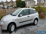 2001 FORD FOCUS 1.4CL SILVER 3 door 83,000 miles good condition spares or repair for Sale