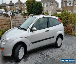 2001 FORD FOCUS 1.4CL SILVER 3 door 83,000 miles good condition spares or repair for Sale