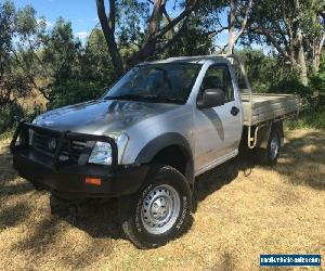 2004 Holden Rodeo RA DX (4x4) Silver Manual 5sp M Cab Chassis