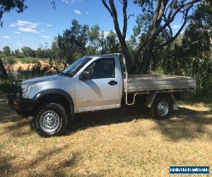 2004 Holden Rodeo RA DX (4x4) Silver Manual 5sp M Cab Chassis