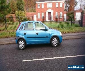 2001 VAUXHALL CORSA 1200cc 5 door hatchback low milage 