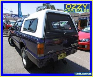 1998 Ford Courier PD XL (4x4) Blue Manual 5sp M Crewcab