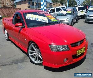 2002 Holden Commodore VY SS Red Manual 6sp M Utility