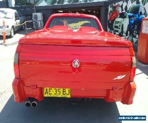 2002 Holden Commodore VY SS Red Manual 6sp M Utility