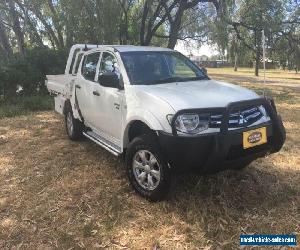 2011 Mitsubishi Triton MN MY11 GL-R (4x4) White Manual 5sp M Dual Cab Utility