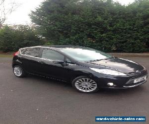 2011 FORD FIESTA 1.6 TITANIUM 5 DOOR. BLACK. 76950 MILES