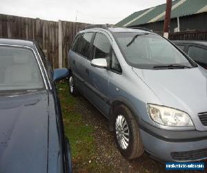 2003 VAUXHALL ZAFIRA COMFORT 1.8 16V SILVER GREY