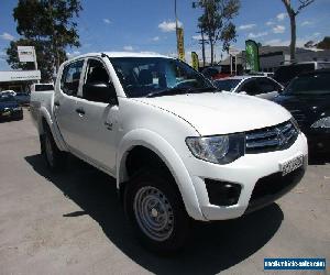 2012 Mitsubishi Triton MN MY12 GLX White Automatic 4sp A 4D UTILITY