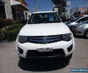 2012 Mitsubishi Triton MN MY12 GLX White Automatic 4sp A 4D UTILITY