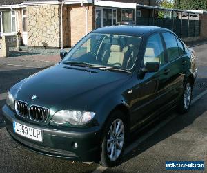 2003 BMW 325I SE AUTO GREEN Full year's MOT