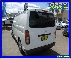 2007 Toyota Hiace TRH201R MY07 LWB White Manual 5sp M Van