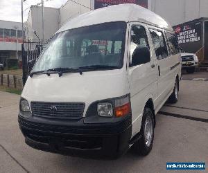 2004 Toyota Hiace LH184R Commuter White Manual 5sp M Bus