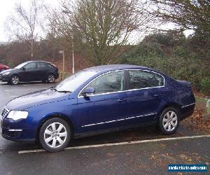 2007 VOLKSWAGEN PASSAT SE TDI 140 AUTO BLUE FULL MOT (TODAY) NO RESERVE