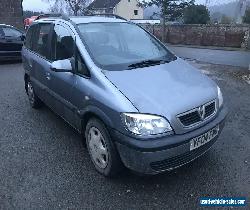 2004 VAUXHALL ZAFIRA DESIGN DTI 16V SILVER for Sale