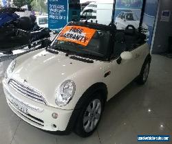 2007 Mini Cooper R52 Cabrio Cream Automatic 6sp A Cabriolet for Sale