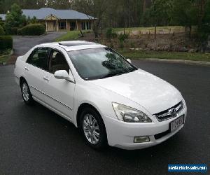 2006 Honda Accord 40 MY06 Upgrade V6 Luxury White Automatic 5sp A Sedan