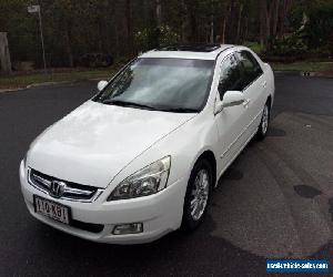 2006 Honda Accord 40 MY06 Upgrade V6 Luxury White Automatic 5sp A Sedan