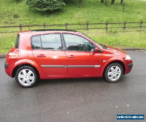 2006 RENAULT MEGANE EXPRESSION 1.6 16v METALLIC RED