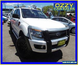2013 Ford Ranger PX XL 3.2 (4x4) White Automatic 6sp A Dual Cab Utility