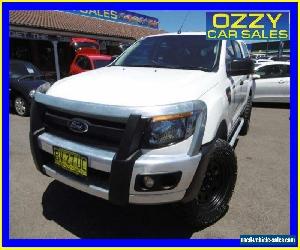 2013 Ford Ranger PX XL 3.2 (4x4) White Automatic 6sp A Dual Cab Utility