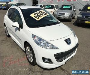 2010 Peugeot 207 MY10 Sportium White Automatic 4sp A Hatchback