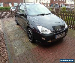 FORD FOCUS ZETEC 2000 BLACK 1.8 PETROL ALLOY WHEELS WIND DEFECTORS 12 MTHS MOT for Sale