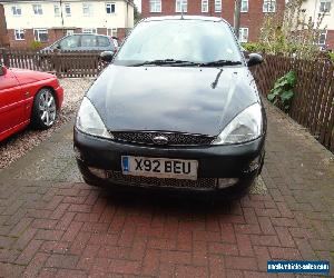 FORD FOCUS ZETEC 2000 BLACK 1.8 PETROL ALLOY WHEELS WIND DEFECTORS 12 MTHS MOT