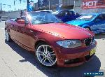 2008 BMW 120I E88 Red Automatic 6sp A Convertible for Sale