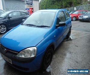 2002 VAUXHALL CORSA CLUB 16V BLUE