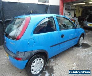 2002 VAUXHALL CORSA CLUB 16V BLUE