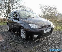 2002 FORD FOCUS ZETEC 2.0 # BLACK # 5 DOOR # 3 DAY AUCTION # LONG MOT # for Sale