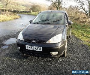 2002 FORD FOCUS ZETEC 2.0 # BLACK # 5 DOOR # 3 DAY AUCTION # LONG MOT #