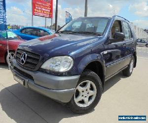 2000 Mercedes-Benz ML320 W163 MY2000 Luxury Blue Automatic 5sp A Wagon