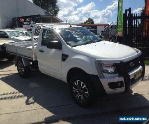 2012 Ford Ranger PX XL 3.2 (4x4) White Manual 6sp M Cab Chassis