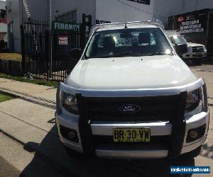 2012 Ford Ranger PX XL 3.2 (4x4) White Manual 6sp M Cab Chassis