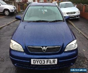 2003 03 PLATE VAUXHALL ASTRA 5 DOOR 1.6 16V ELEGANCE BLUE