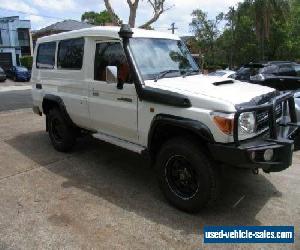 2014 Toyota Landcruiser VDJ78R MY12 Update GXL (4x4) White Manual 5sp M