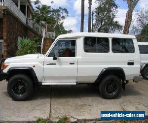 2014 Toyota Landcruiser VDJ78R MY12 Update GXL (4x4) White Manual 5sp M