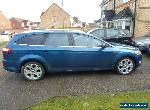 2007/57 FORD MONDEO TITANIUM X TDCI140 5DR ESTATE BLUE LEATHER SUNROOF NO RESERV for Sale