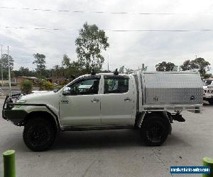 2012 Toyota Hilux KUN26R MY12 SR5 Double Cab White Automatic 4sp A Utility