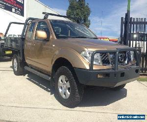 2009 Nissan Navara D40 ST-X (4x4) Gold Manual 6sp M KING CCHAS