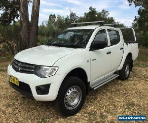 2012 Mitsubishi Triton MN MY12 GL-R White Automatic 4sp A Dual Cab Utility