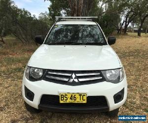 2012 Mitsubishi Triton MN MY12 GL-R White Automatic 4sp A Dual Cab Utility