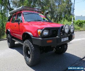 1990 Toyota 4 Runner Red Manual Manual Wagon